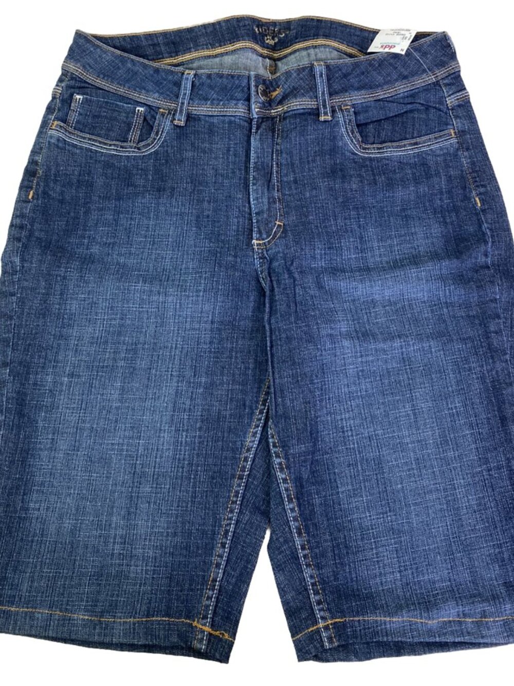 Riders By Lee Sz 16 Bermuda Jean Shorts (Actual 32x11) NWT
